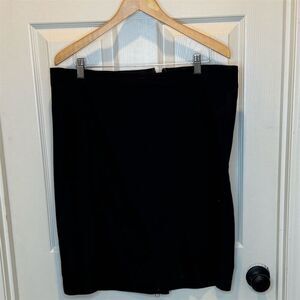 Van Heusen Women's Black Pencil Skirt Size 16 Knee Length Workwear